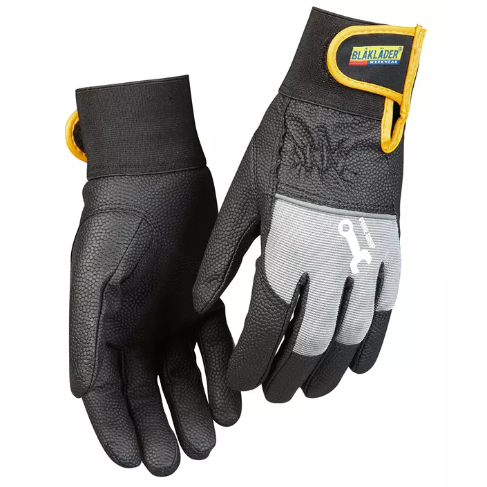 Blåkläder 2245 work gloves, Black/Grey, large image number 0