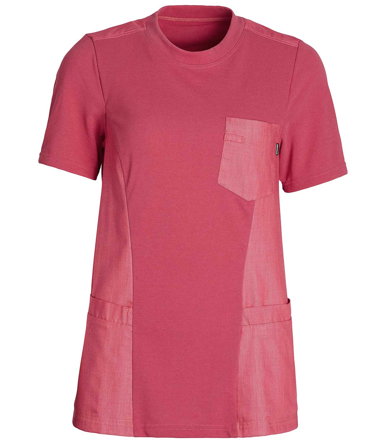 Kentaur women's pique T-shirt, Raspberry red Melange, Raspberry red Melange, swatch