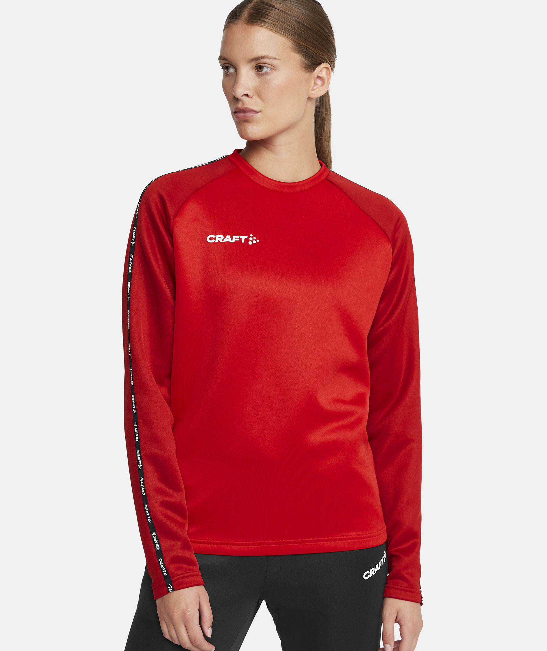 Craft Squad 2.0 women's training pullover, Bright Red-Express, large image number 4