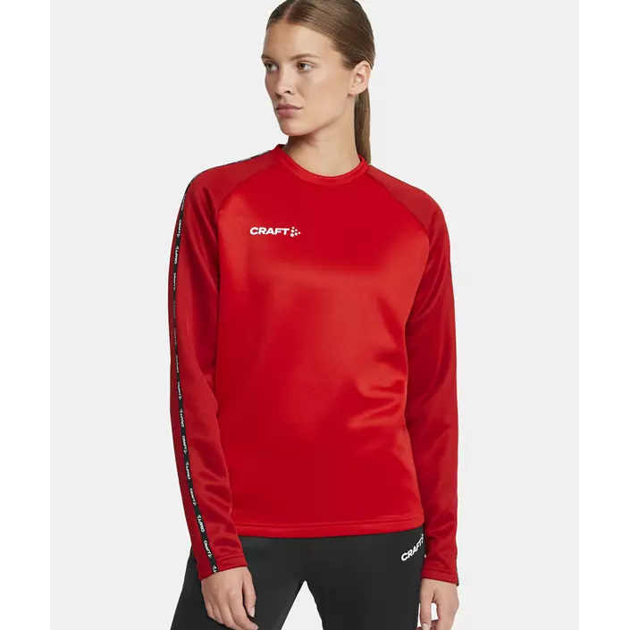 Craft Squad 2.0 women's training pullover, Bright Red-Express, large image number 4