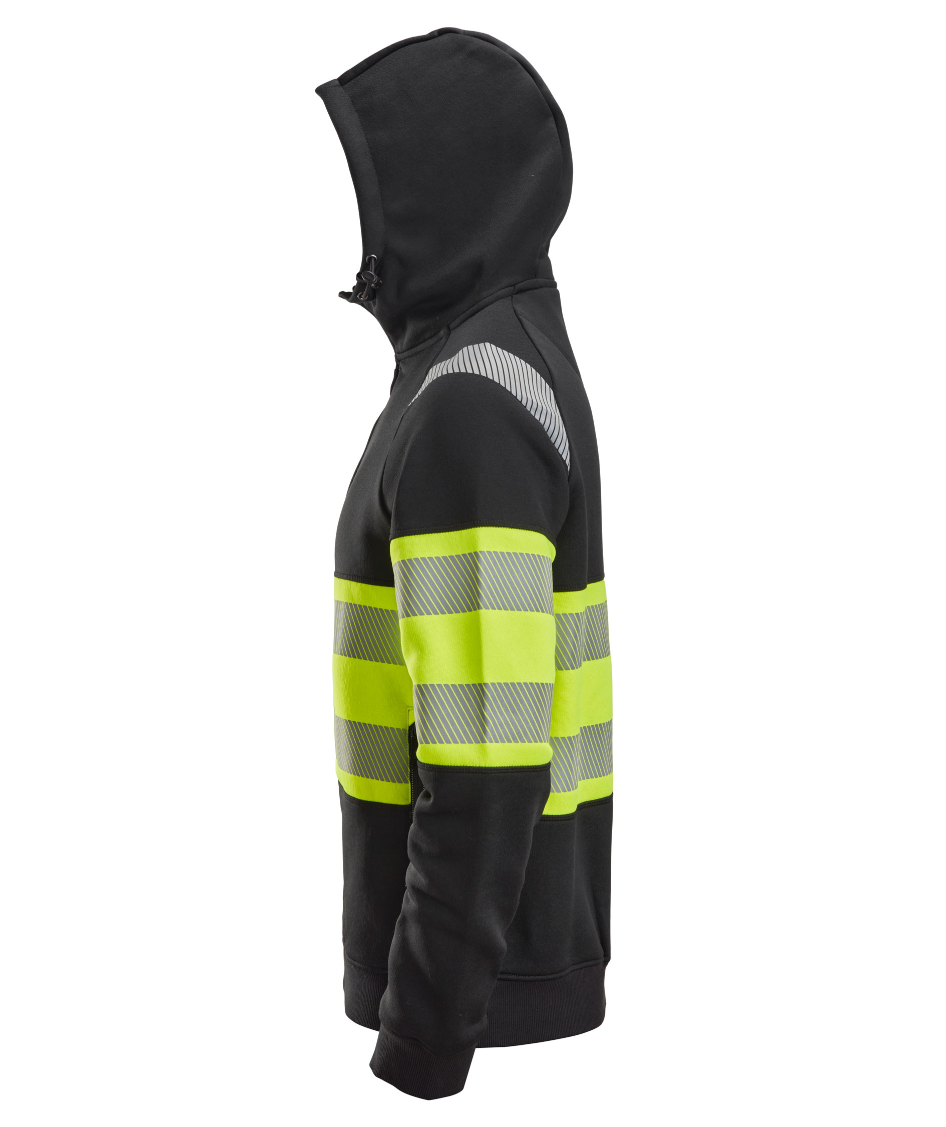 Snickers hoodie 2838, Black/Hi-Vis Yellow, large image number 3