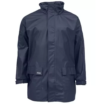 Ocean PU Comfort Stretch PU rain jacket, Marine Blue