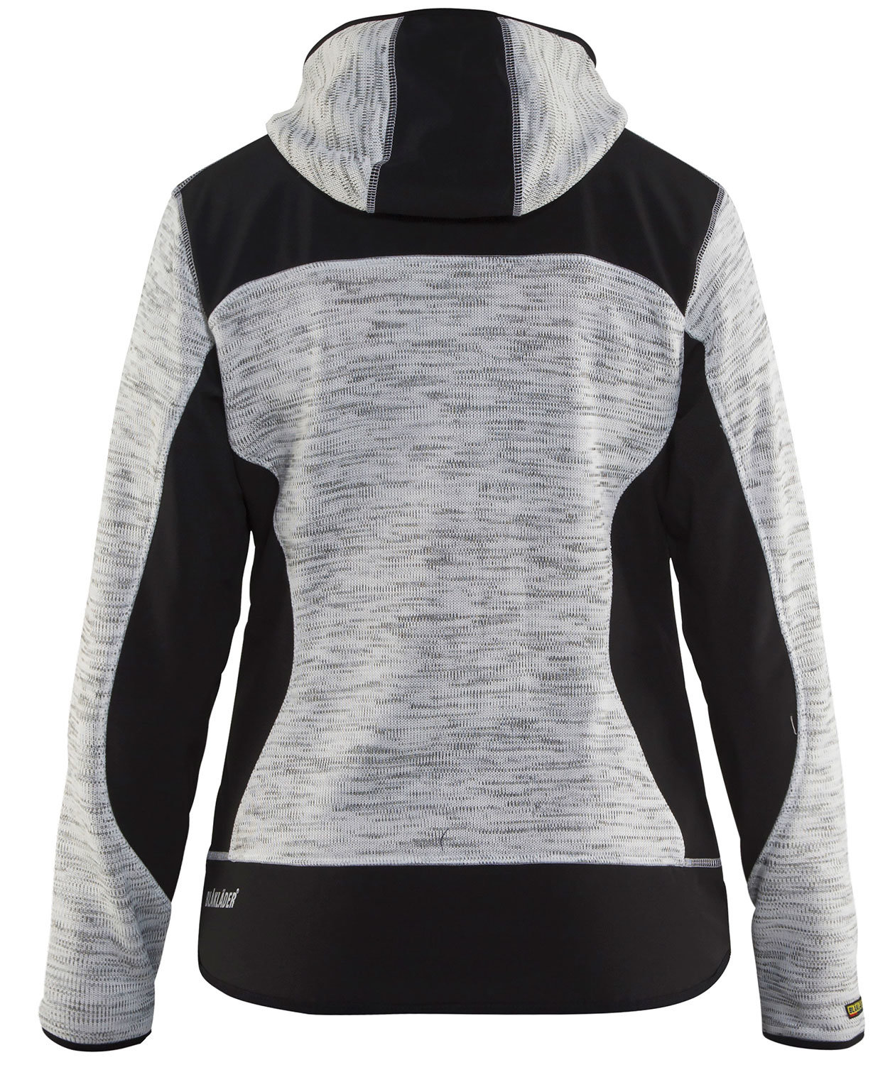 Bl&aring;kl&auml;der knitted women's softshell jacket, Grey/Black, large image number 2