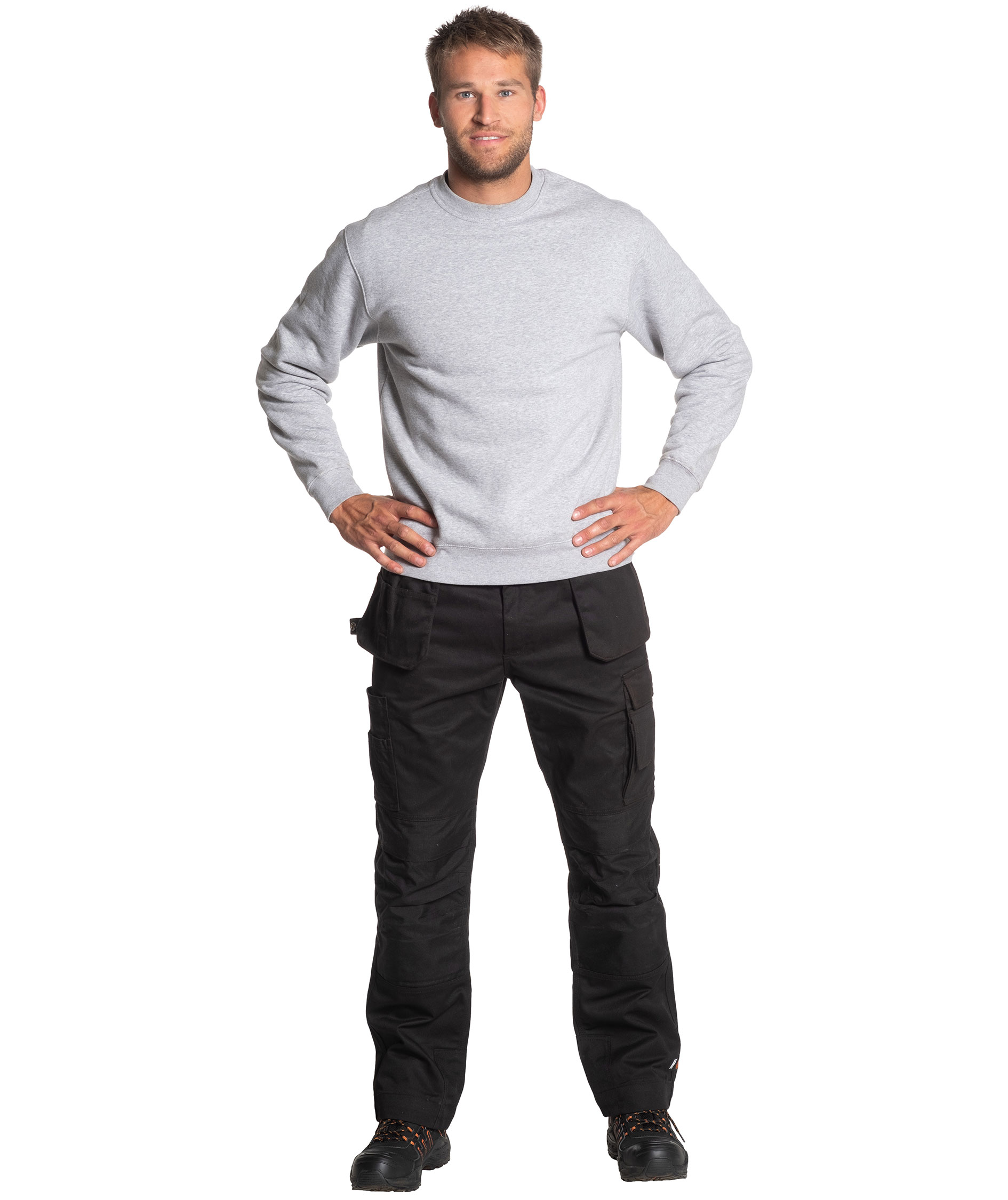 HEROCK Vidar sweatshirt, Light Heather Grey