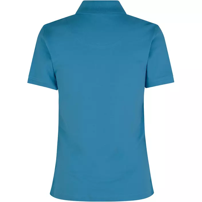 ID women's Pique Polo T-shirt with stretch, Turquoise, large image number 1