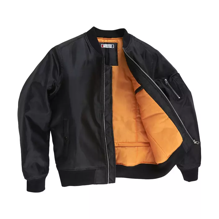 Clique bomber jacket, Black, large image number 2
