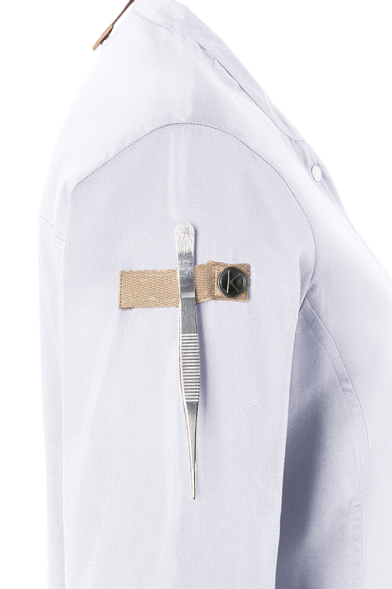 Karlowsky Green-Generation dame kokkejakke, White , large image number 6