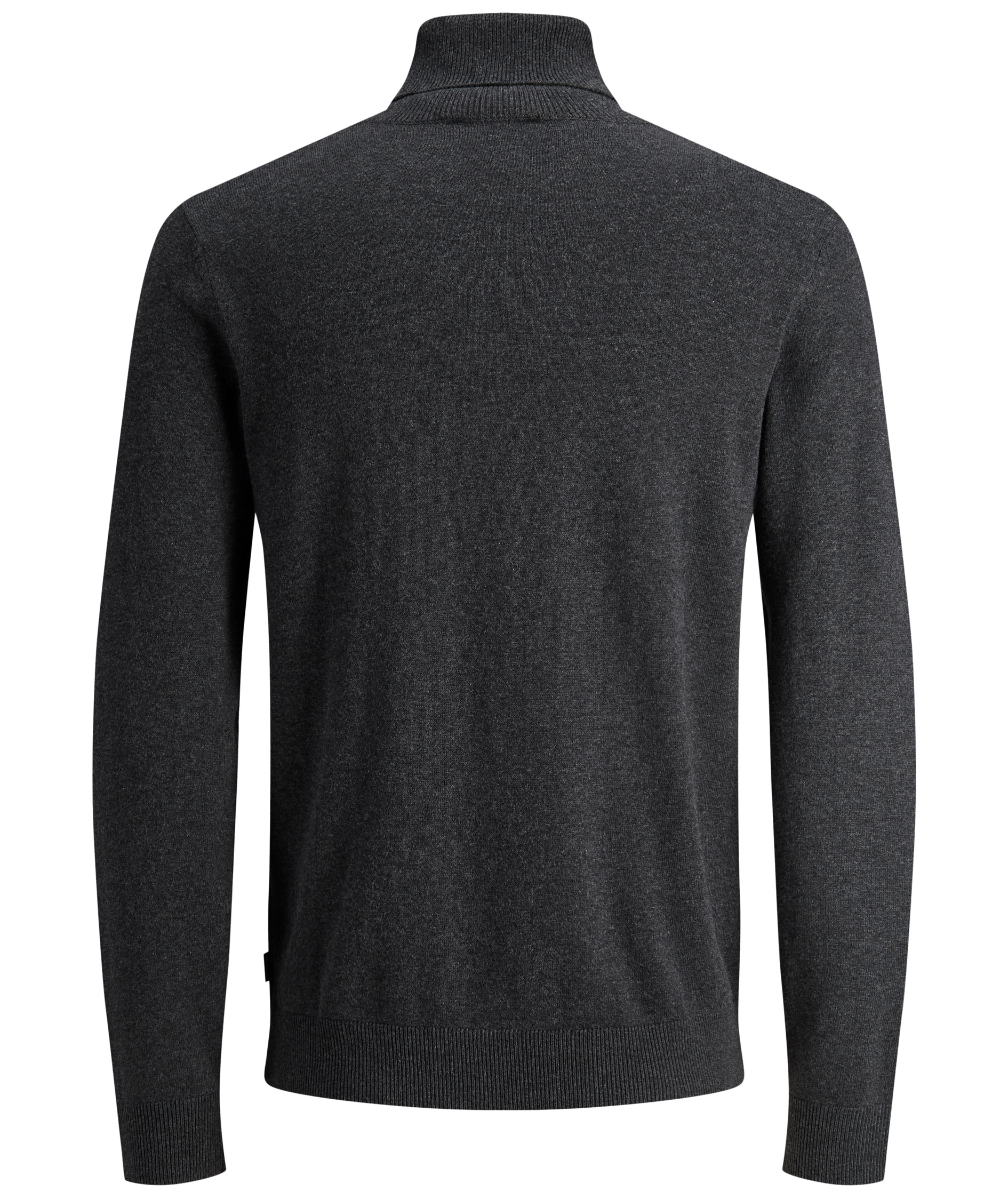 Jack & Jones JJEEMIL rullekrave striktr&oslash;je, Dark Grey Melange, large image number 2