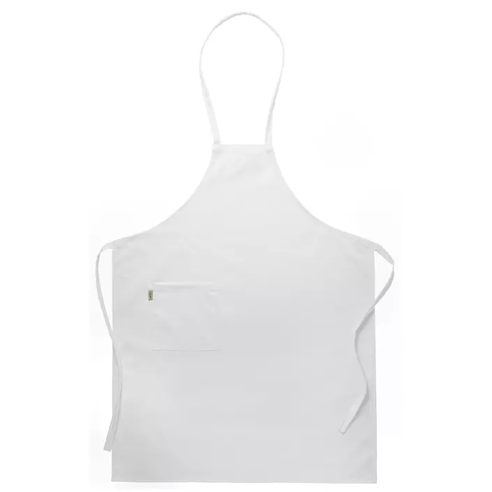 Segers Junior smækforklæde med lomme, Hvid, large image number 0