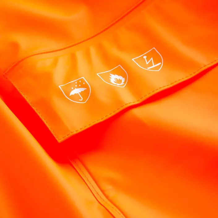 Lyngsøe PU regnjacka, Varsel Orange, large image number 2