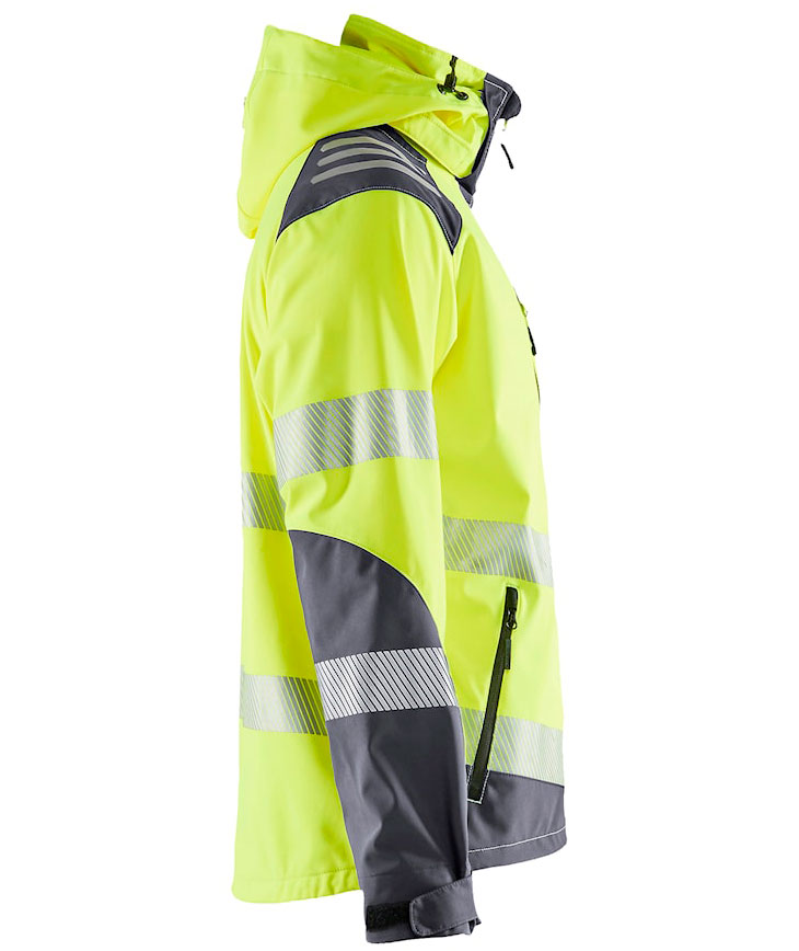 Bl&aring;kl&auml;der softshell jacket, Hi-vis Yellow/Grey, large image number 3