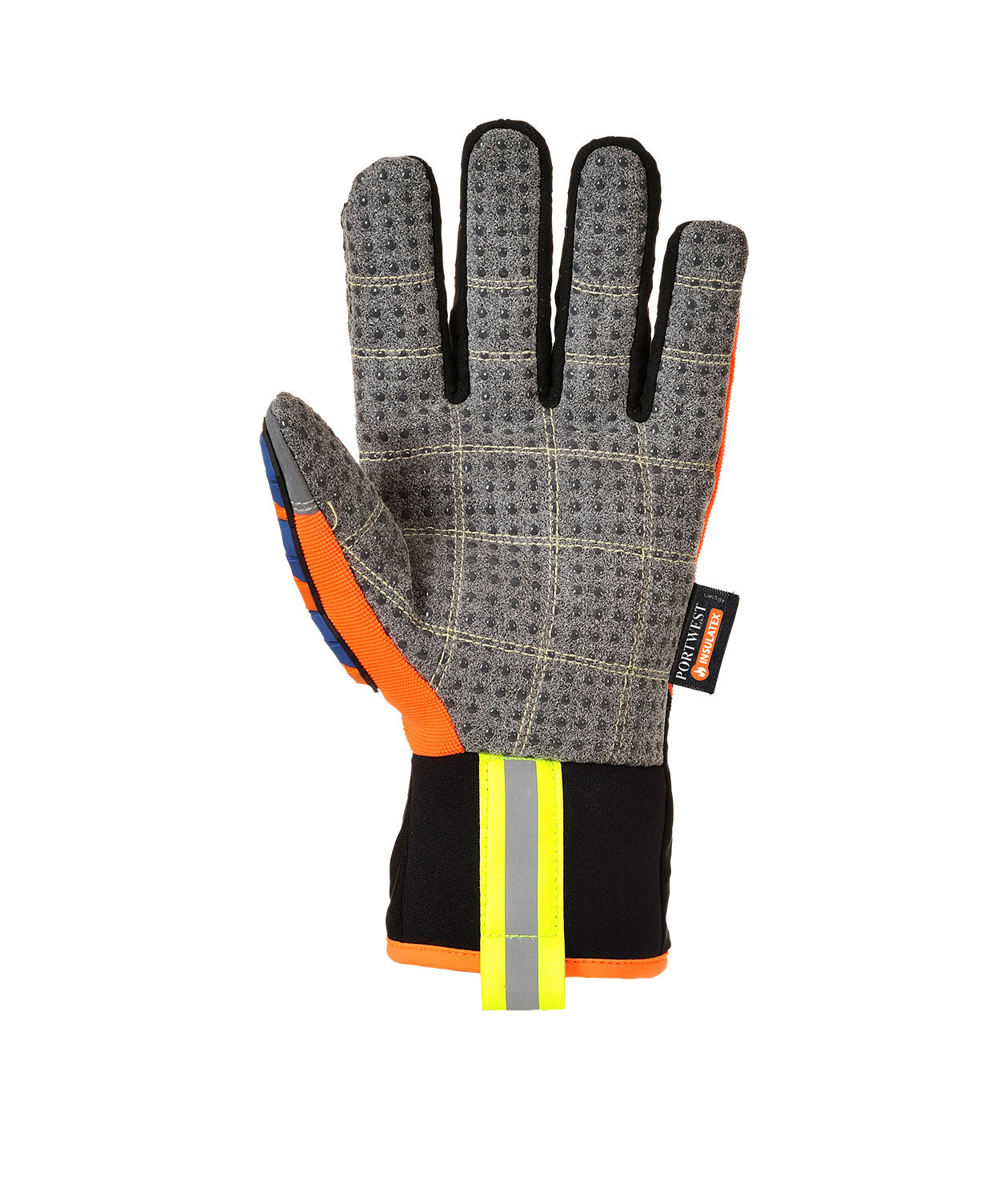 Portwest A726 Aqua-Seal Pro impact-reducing work gloves Cut B, Orange, large image number 1