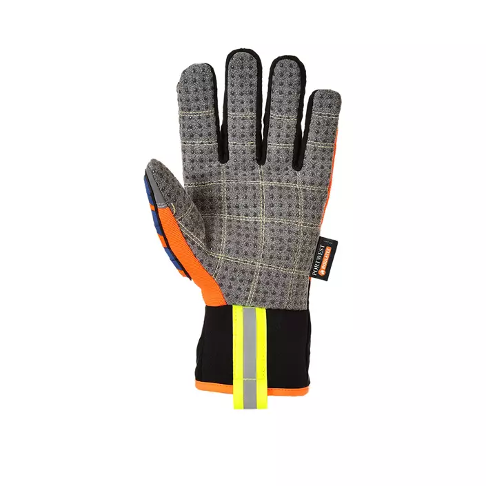 Portwest Aqua-Seal Pro impact-reducing work gloves Cut B, Orange, large image number 1