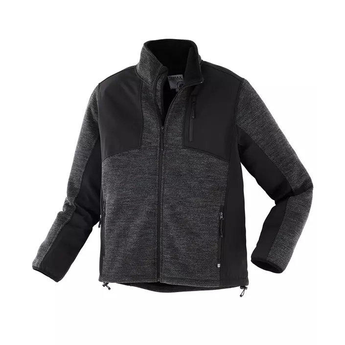 Terrax knitted jacket, Antracit Grey/Black, large image number 0