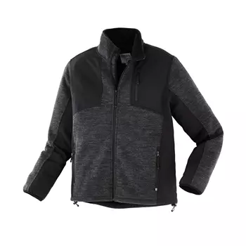 Terrax strikket jakke, Antrasittgrå/Svart