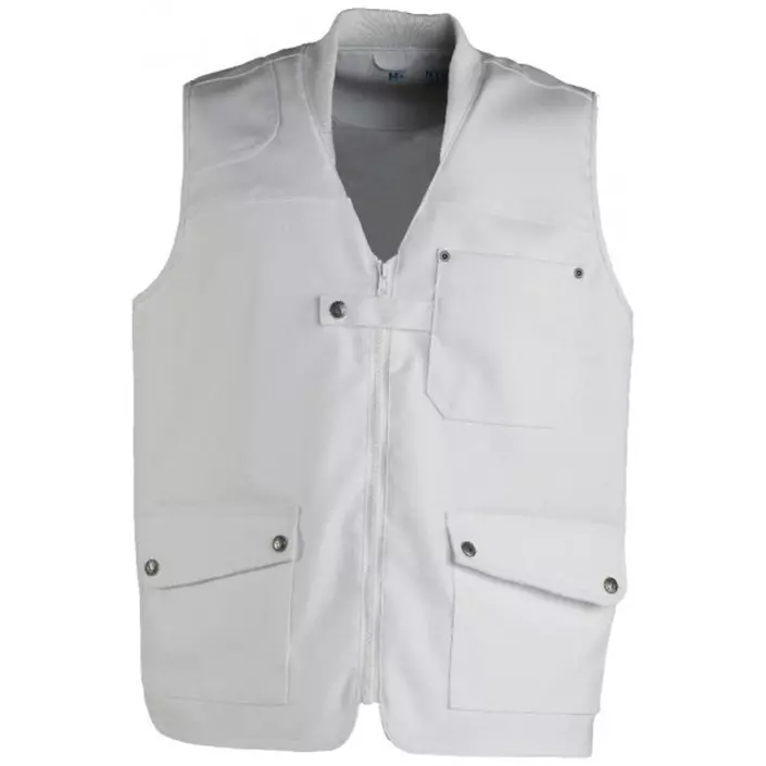 Nybo Jensen Harmony waistcoat, unisex, White, large image number 0