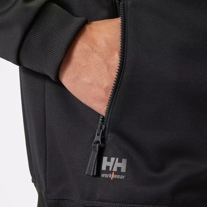 Helly Hansen Addvis hoodie med dragkedja, Varsel Gul/Ebony, large image number 5