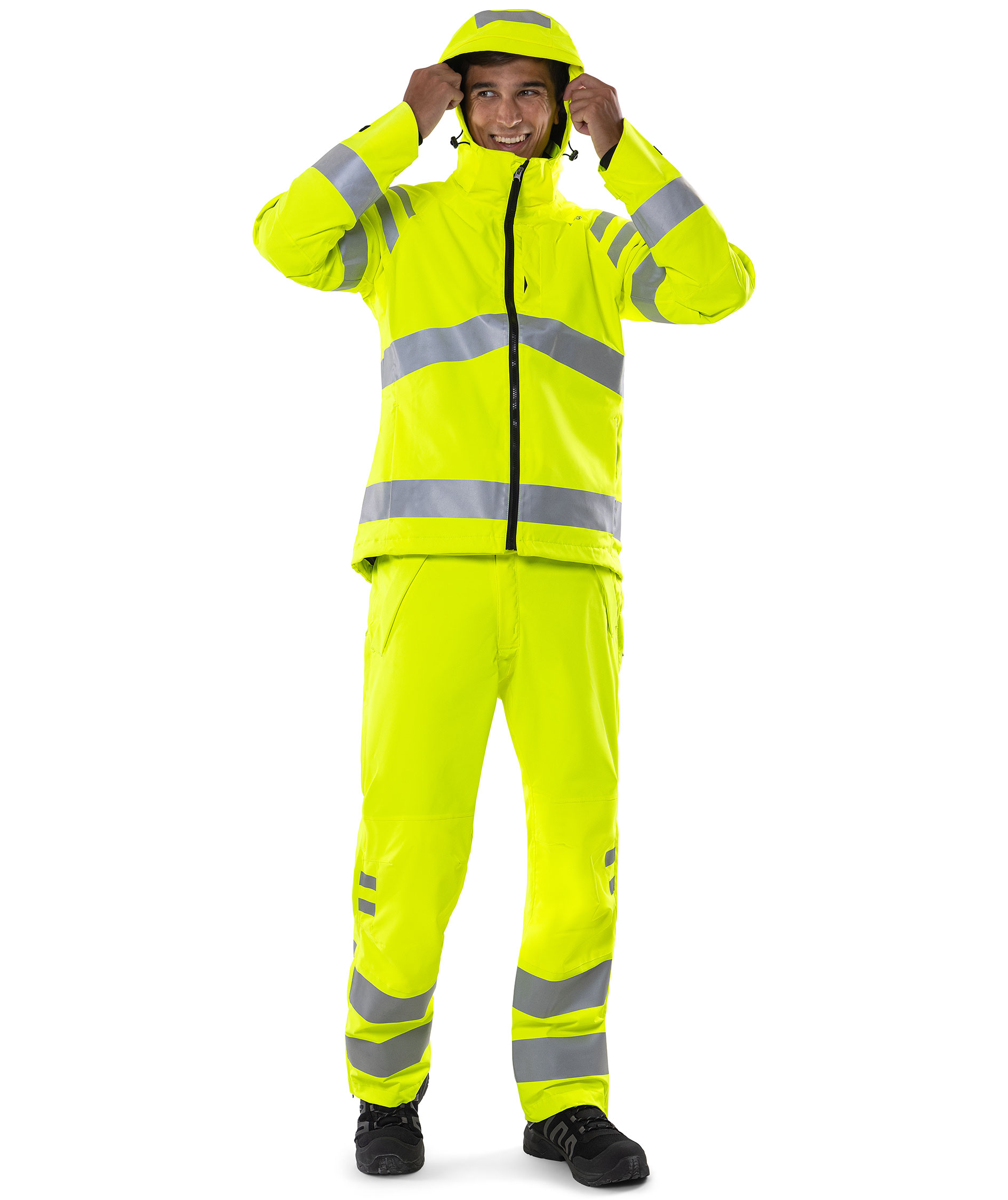 Fristads Shelljacke 4680 GLPS, Hi-Vis Gelb, large image number 6