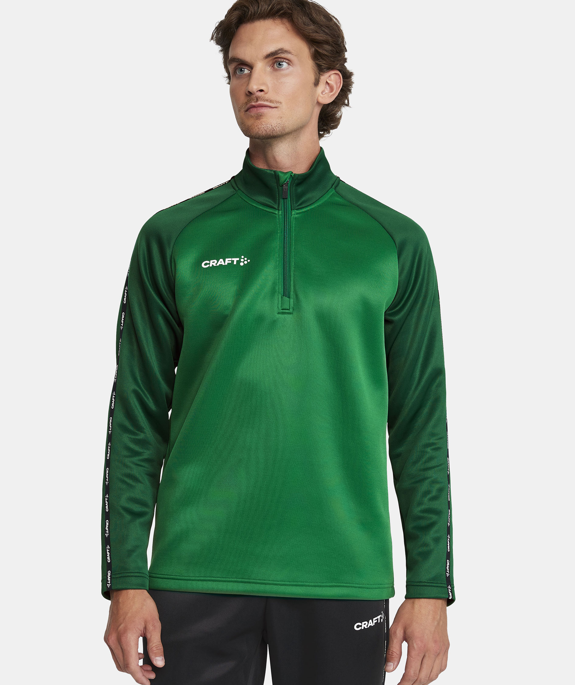 Craft Squad 2.0 halfzip treningsgenser, Team Green-Ivy, large image number 3
