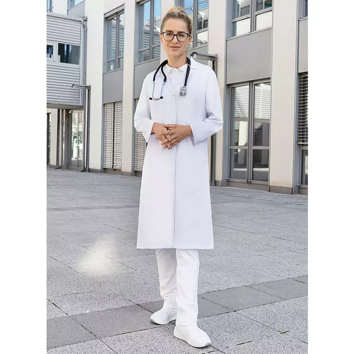 Karlowsky women's worklap coat, White, large image number 1