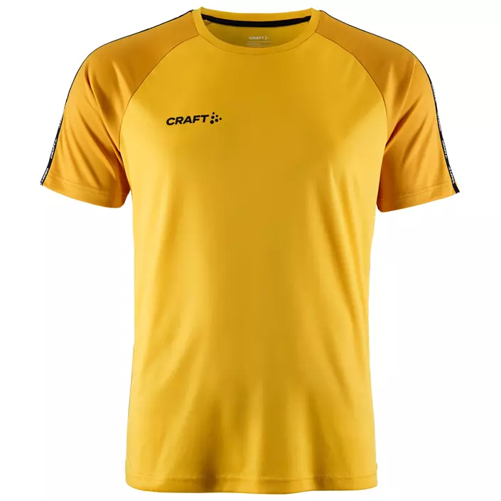 Craft Squad 2.0 Contrast Jersey T-Shirt, Sweden Yellow-Golden, large image number 0