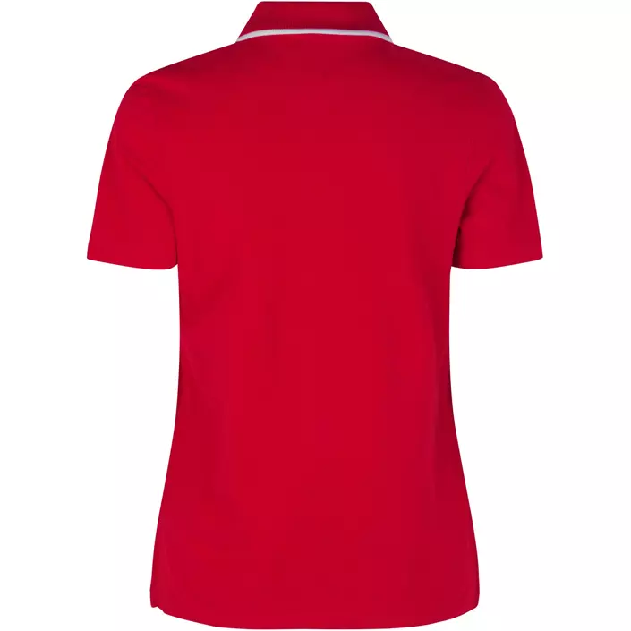 ID dame polo T-skjorte, Rød, large image number 1