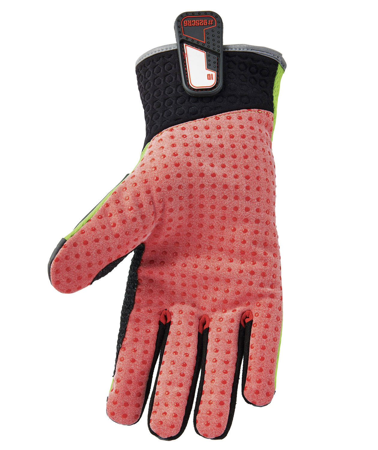 Ergodyne 925CR6 impact resistant Cut F gloves, Lime, large image number 1