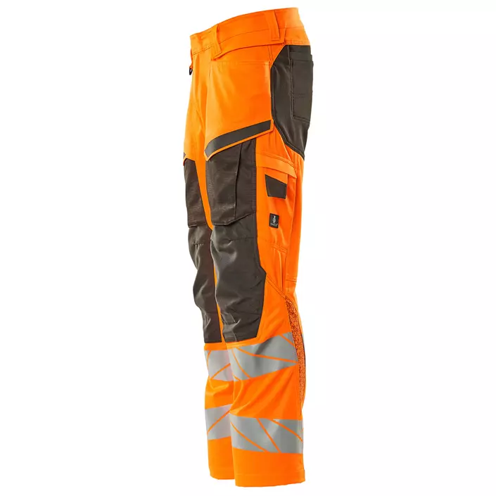 Mascot Accelerate Safe work trousers, Hi-vis Orange/Dark anthracite, large image number 3