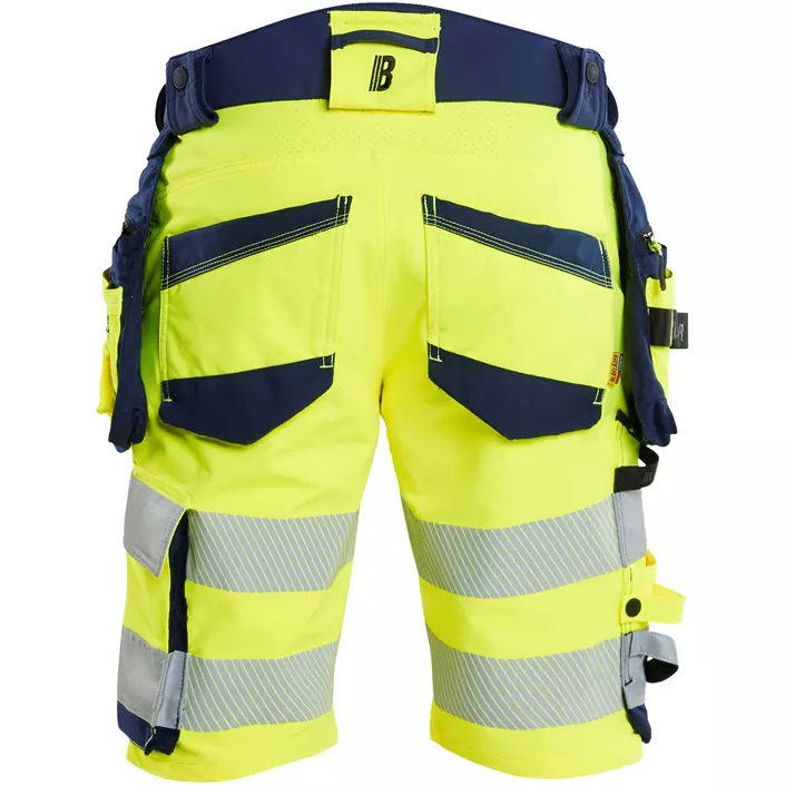 Blåkläder Handwerkershorts full stretch, Hi-Vis gelb/marine, large image number 1