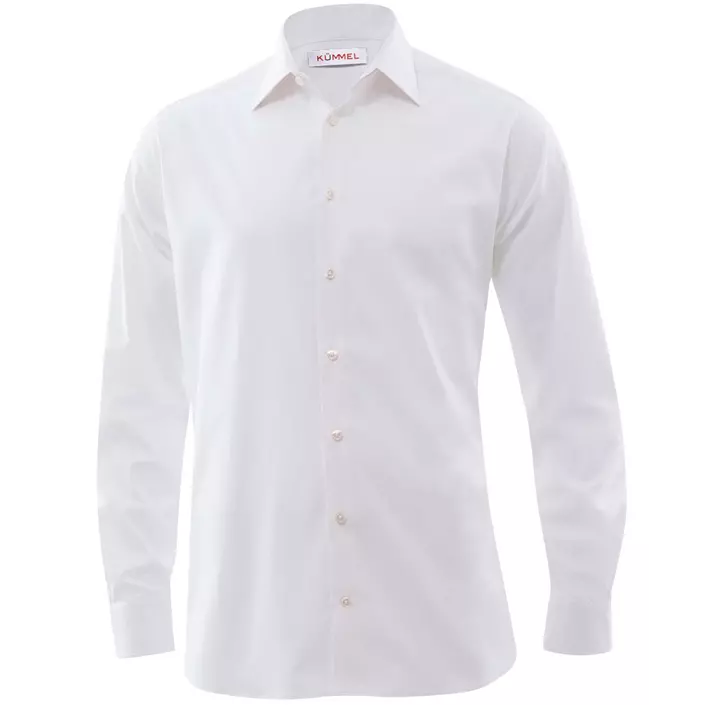 Kümmel München skjorte body fit med ekstra ærmelængde, Hvid, large image number 0
