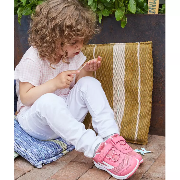 Viking Knapper sneakers til børn, Pink, large image number 2