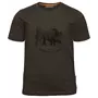 Pinewood Wild Boar T-shirt til børn, Suede Brown