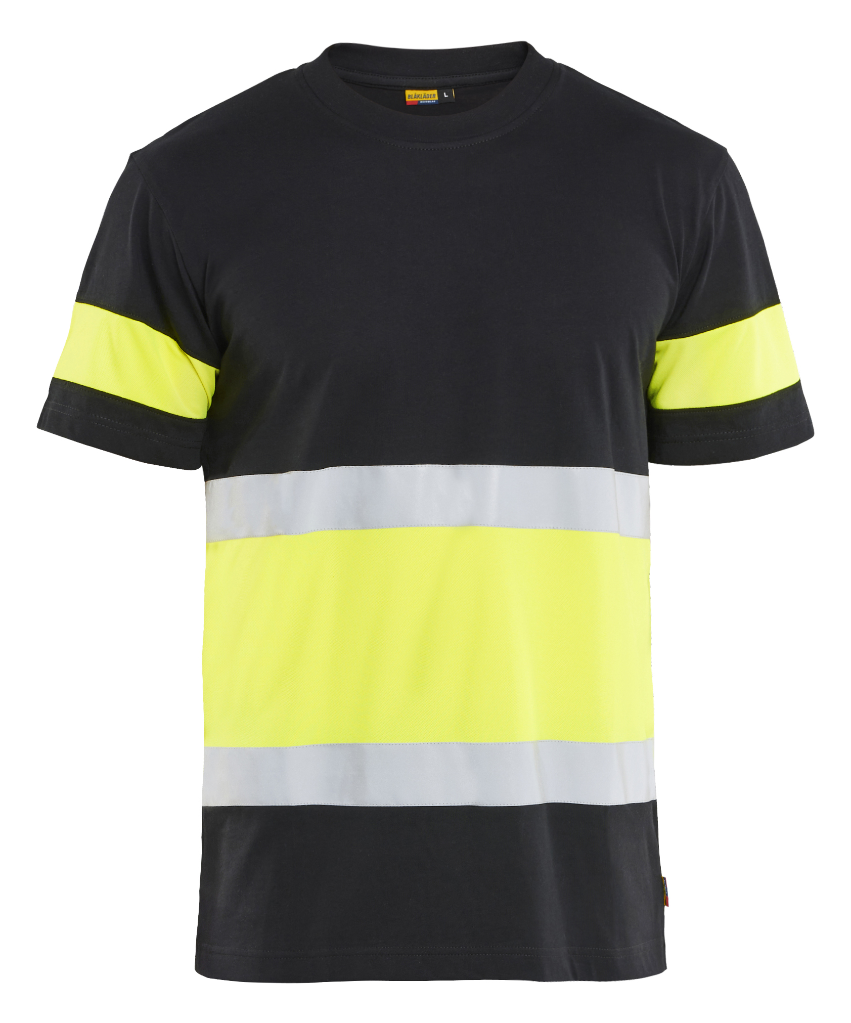 Bl&aring;kl&auml;der T-Shirt, Schwarz/Hi-Vis Gelb, large image number 0