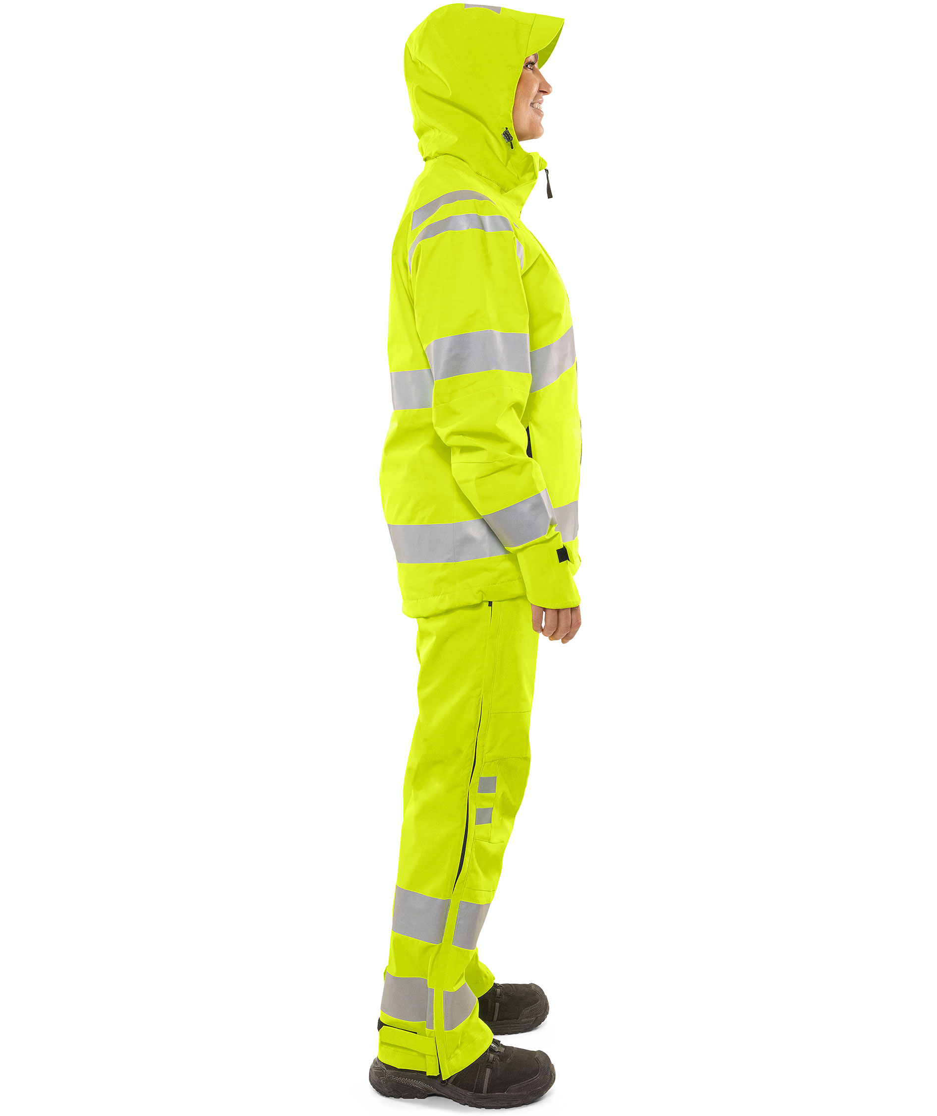 Fristads women's shell jacket 4681 GLPS, Hi-Vis Yellow, large image number 6