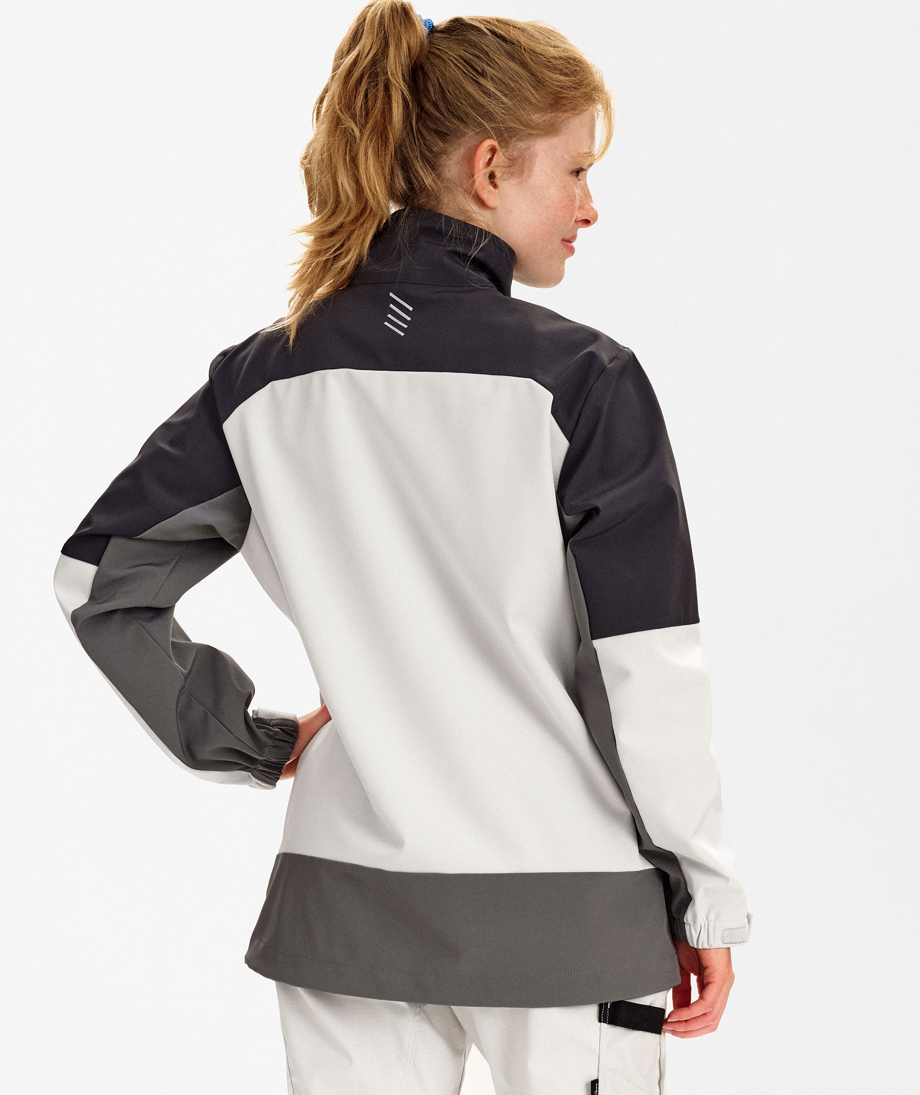 Engel Entire women's softshell jacket, Bone White/Anthracite Grey, large image number 4