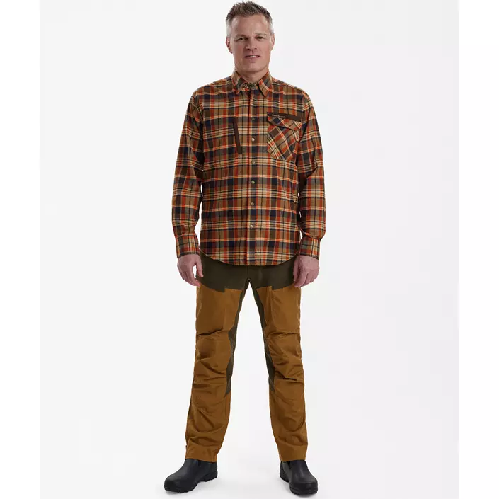 Deerhunter Hektor skjorta, Orange checked, large image number 1