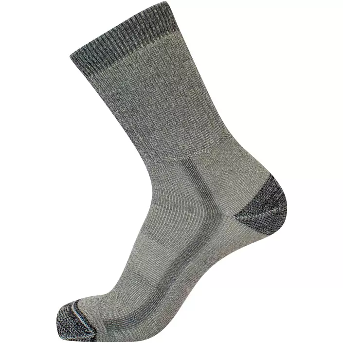 Worik S07 Merino Light socks with merino wool, Gray, large image number 0