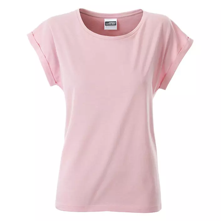 James & Nicholson Basic dame T-shirt, Soft-Pink, large image number 0