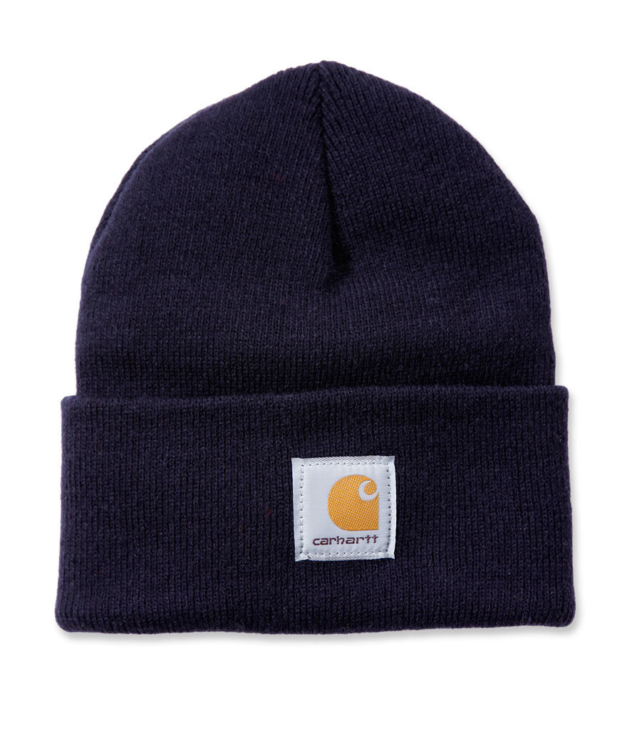 Carhartt Watch stickad m&ouml;ssa, Marinbl&aring;, Marinbl&aring;, swatch