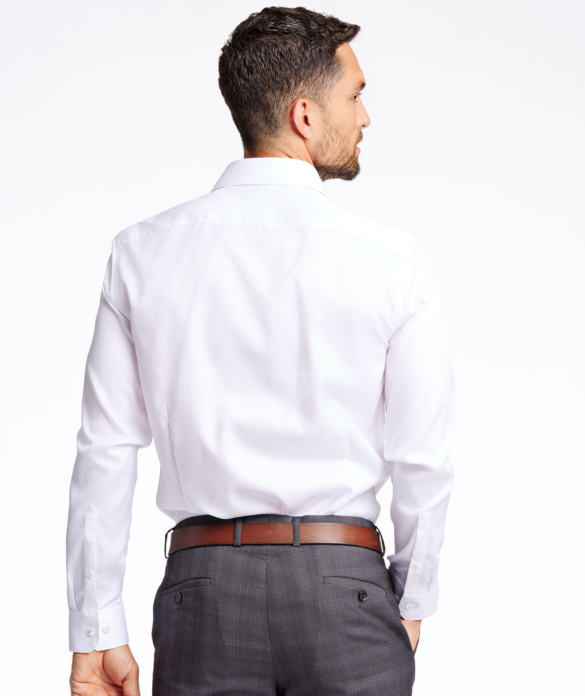 Lindbergh Twill slim fit skjorte, White , large image number 6