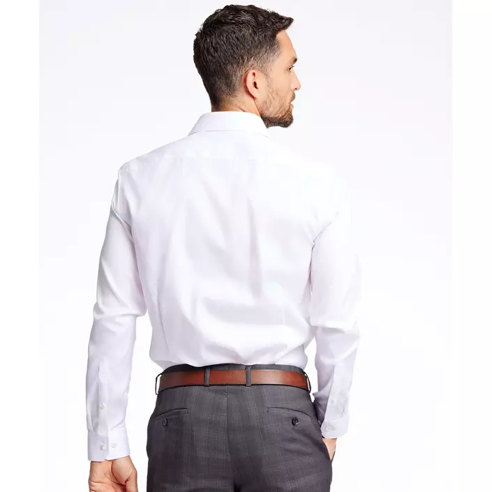 Lindbergh Twill slim fit skjorte, White , large image number 6