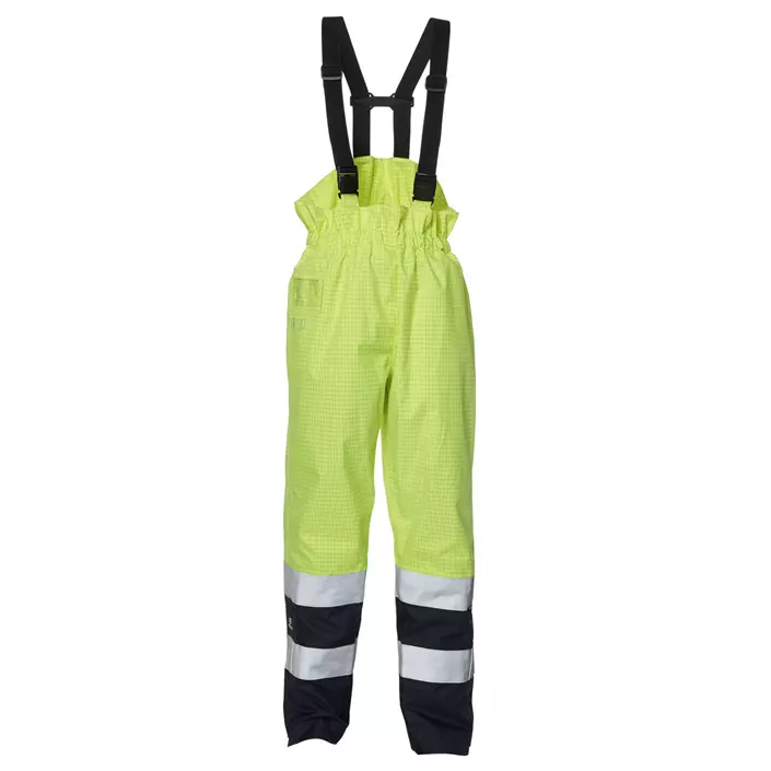 Elka Securetech Multinorm bib and brace trousers, Hi-Vis Yellow/Navy, large image number 0