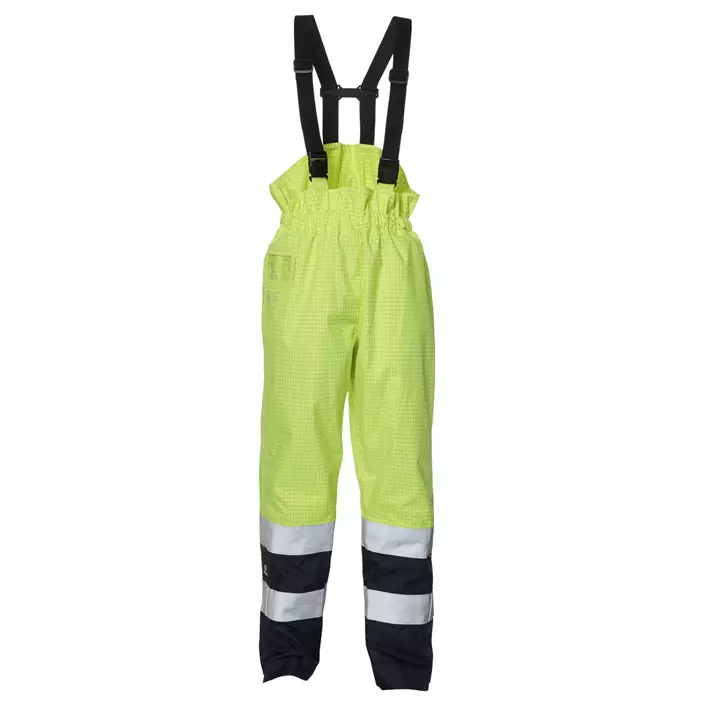 Elka Securetech Multinorm bib and brace trousers, Hi-Vis Yellow/Navy, large image number 0