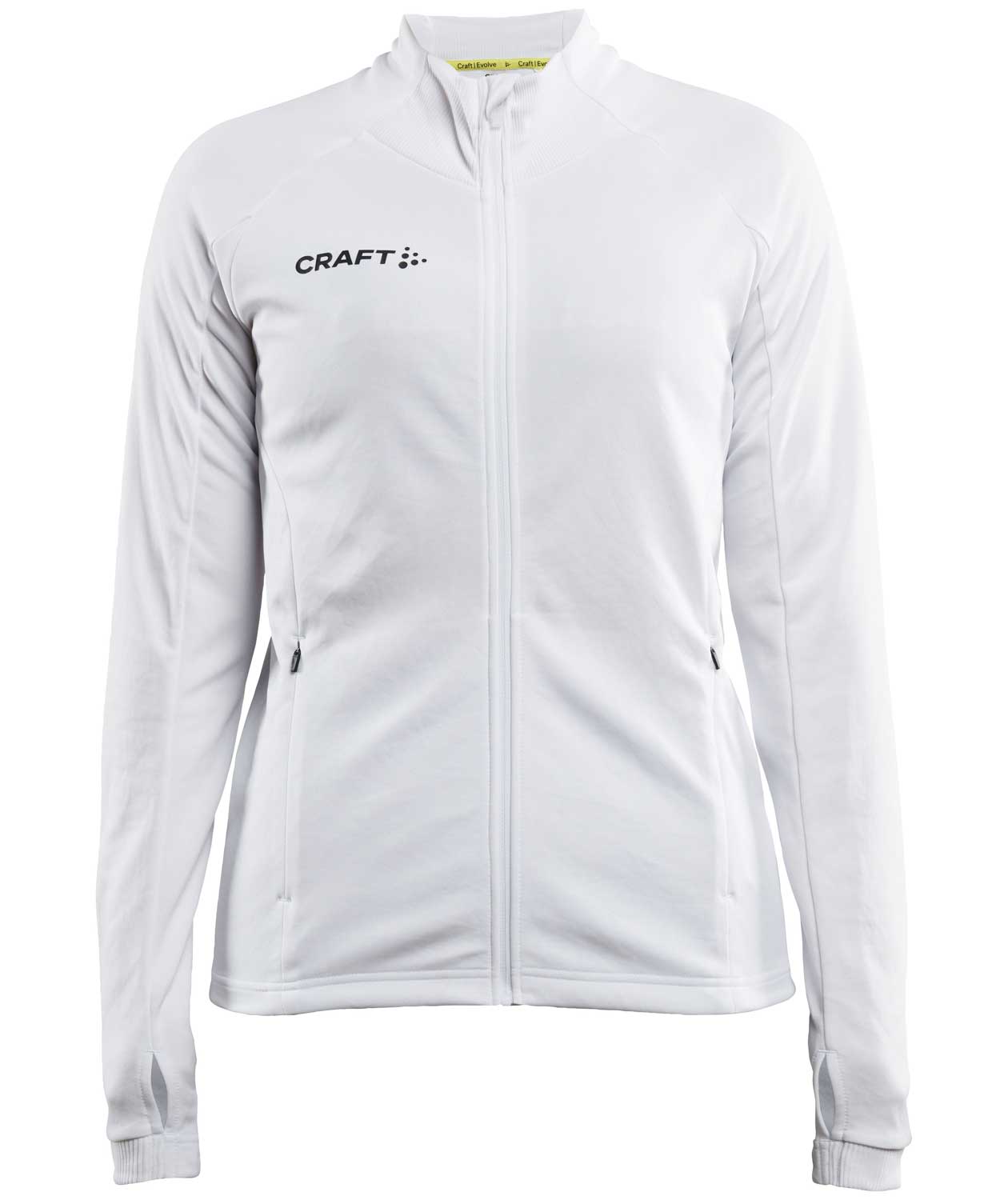 Craft Evolve Full Zip dame sweatshirt, Hvid, Hvid, swatch