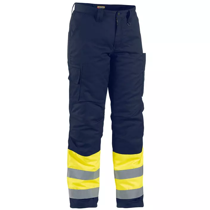 Blåkläder winter work trousers, Yellow/Marine, large image number 0