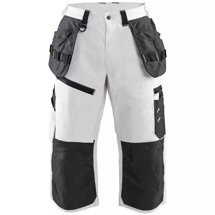 Blåkläder craftsman knee pants X1500, White/dark grey, large image number 0