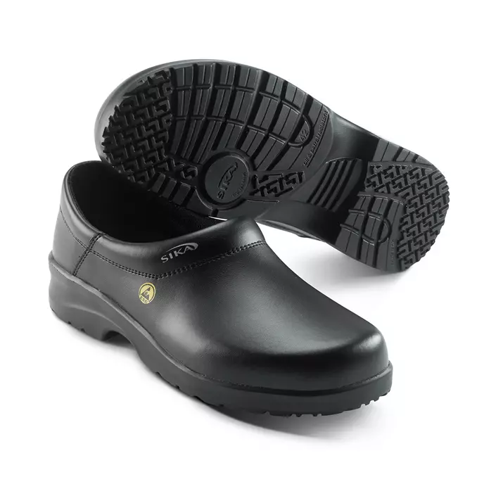 Sika Fusion clogs with heel cover O2, Black, large image number 0
