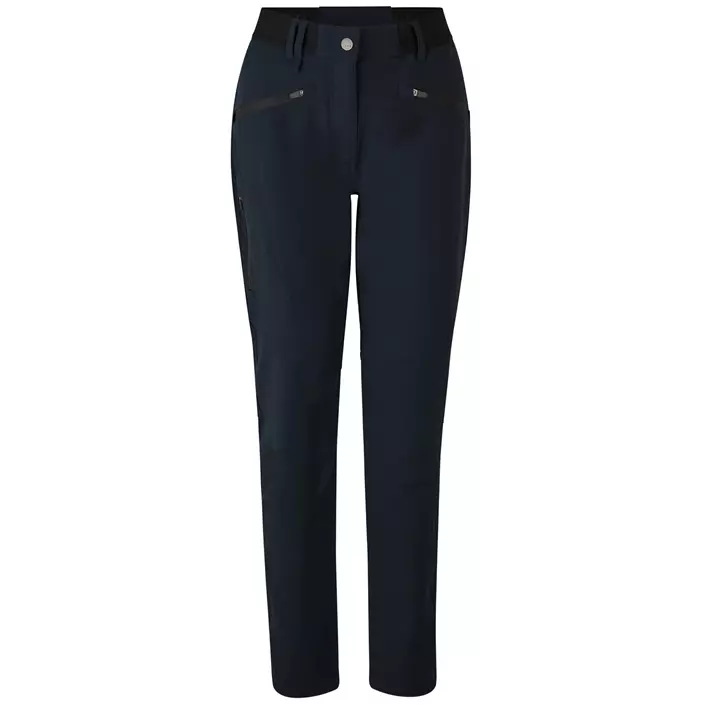 ID CORE dame stretch bukser, Navy, large image number 0