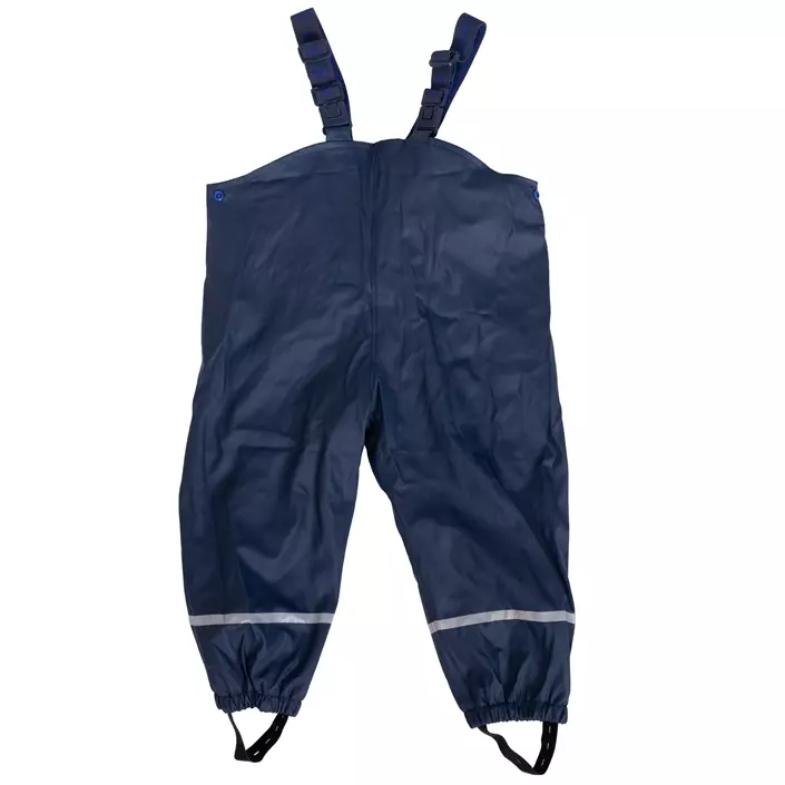 Elka regnsett med fleecefor for barn, Navy/Blue, large image number 3