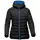 Stormtech Stavanger women's thermal jacket, Black/Azur blue, Black/Azur blue, swatch